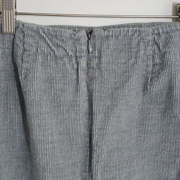 Esprit Grey Corduroy Mini Skirt with Pockets Size Small - Picture 5 of 9